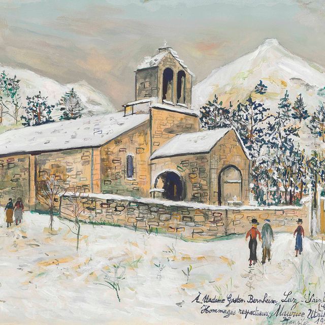 Maurice Utrillo — Эглиз де Серр, Луз-Сен-Совер (Верхние Пиренеи)