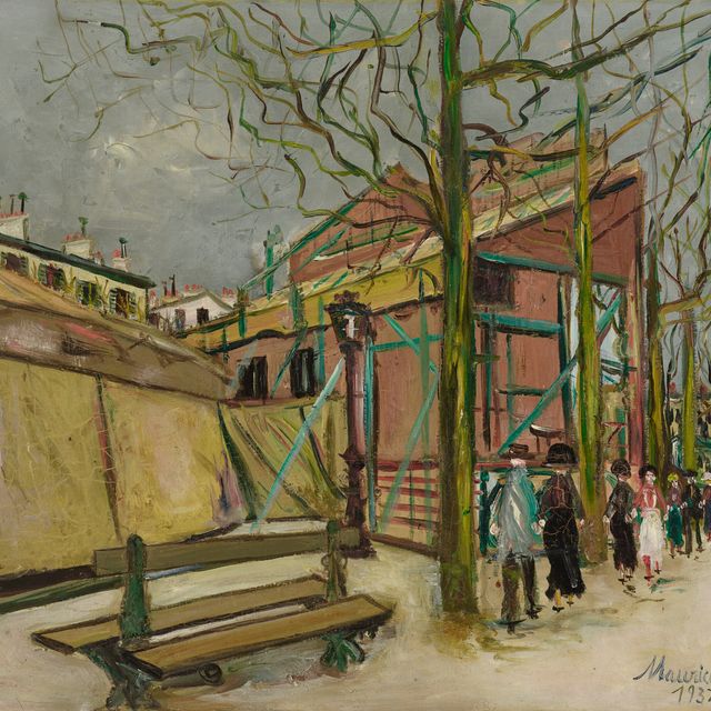 Maurice Utrillo — Праздник Вожирара в Париже