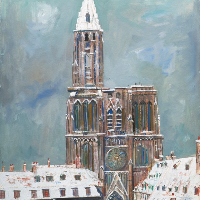 Maurice Utrillo — Кафедральный собор Страсбурга на юге