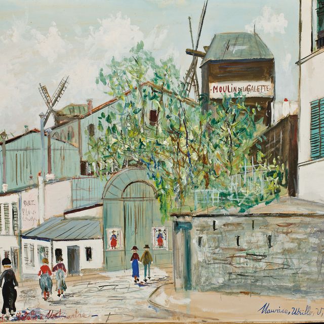 Maurice Utrillo — Ле-Мулен-де-ла-Галетт