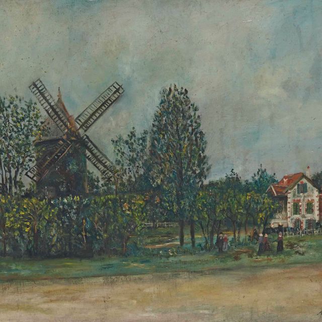 Maurice Utrillo — Ле-Мулен-дю-буа-де-Булонь