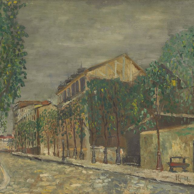 Maurice Utrillo — Улица Сарретт, Пти-Монруж, Париж