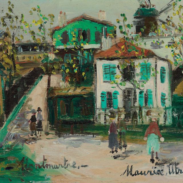 Maurice Utrillo — Улица Монмартра