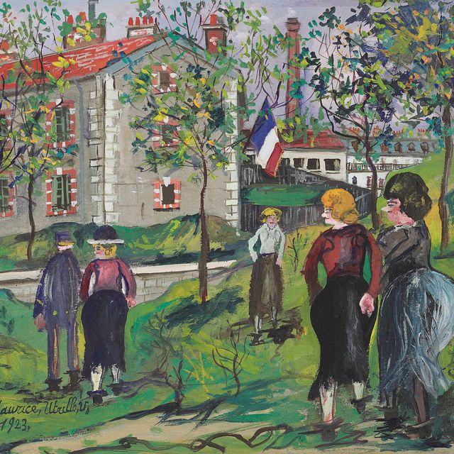 Maurice Utrillo — Лица, охраняющие укрепления Парижа