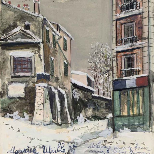 Maurice Utrillo — Кабаре прекрасной Габриэль на Монмартре