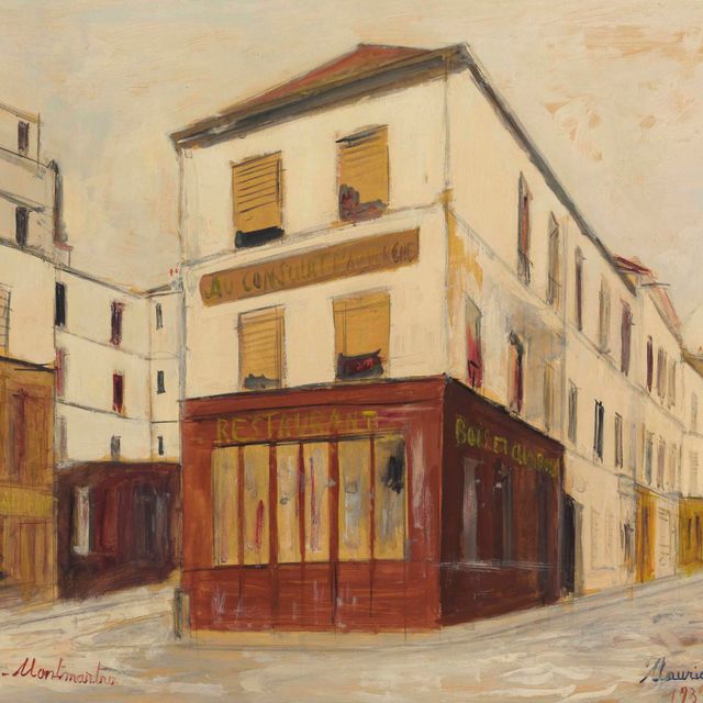 Maurice Utrillo — Консульство в Оверни, улица Норвен