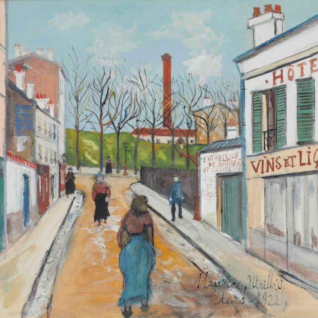 Maurice Utrillo — Улица Иври-сюр-Сен (Валь-де-Марн)
