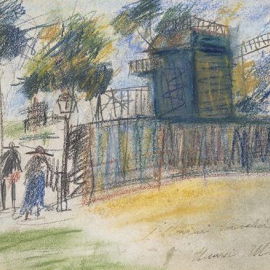 Maurice Utrillo — Ле-Мулен-де-ла-Галетт