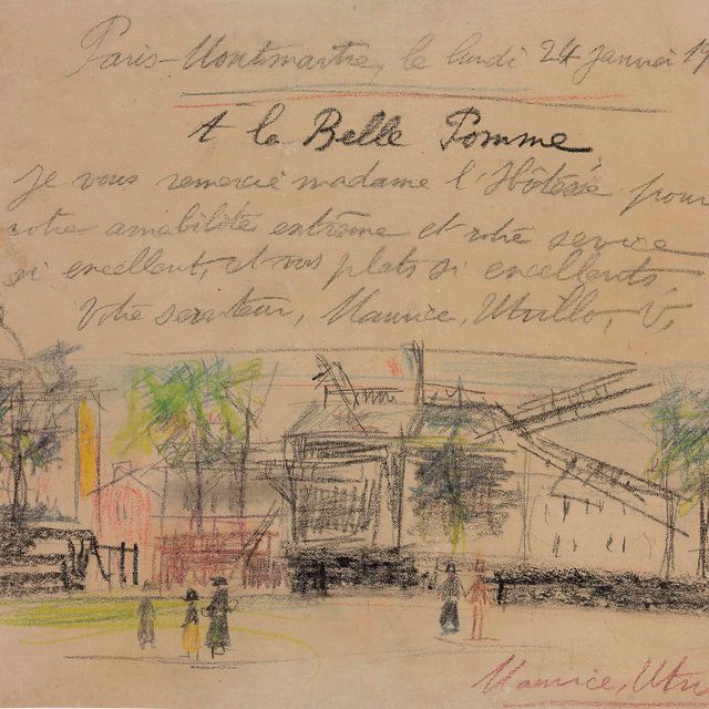 Maurice Utrillo — А-ля Прекрасная Помма