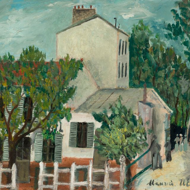 Maurice Utrillo — Ловкий Лапин на Монмартре