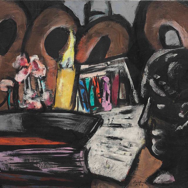 Max Beckmann — Стиллебен из палитры
