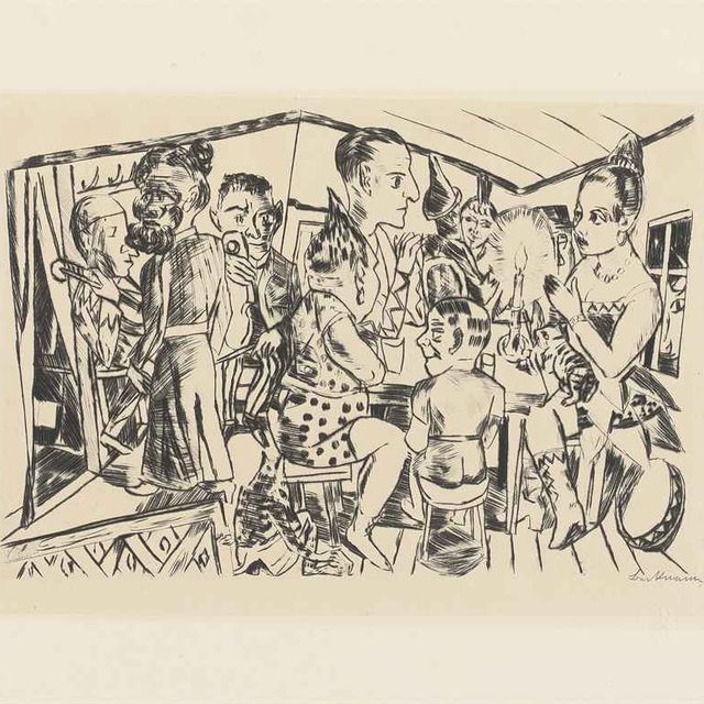 Max Beckmann — Ярмаркт (Хофмайер, 191-200)