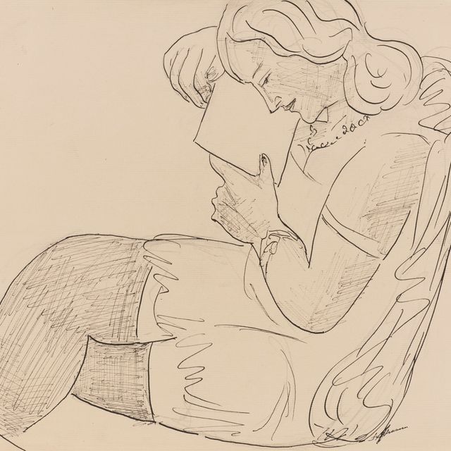 Max Beckmann — Лесендес Мэдхен