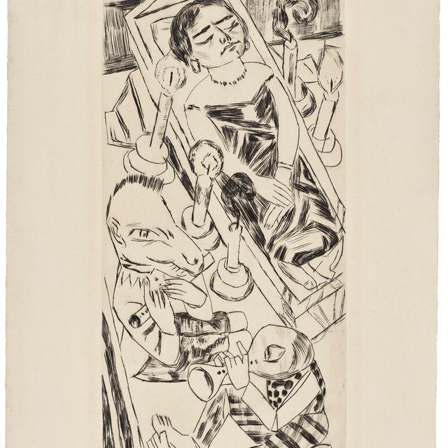 Max Beckmann — Первая травма (Totenklage)
