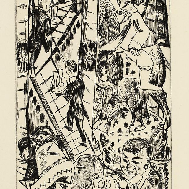 Max Beckmann — Тамерлан (H. 284 B.)