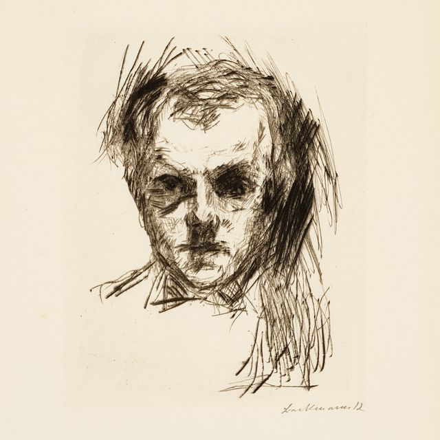 Max Beckmann — Клейнес Сельбстбилднис (маленький автопортрет)