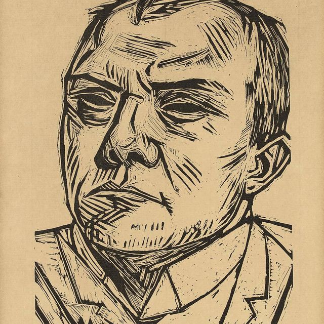 Max Beckmann — Автопортрет (H. 226 III.до н.э.)
