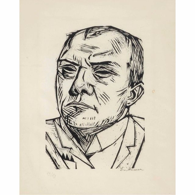 Max Beckmann — Сельбстбилдис (автопортрет)
