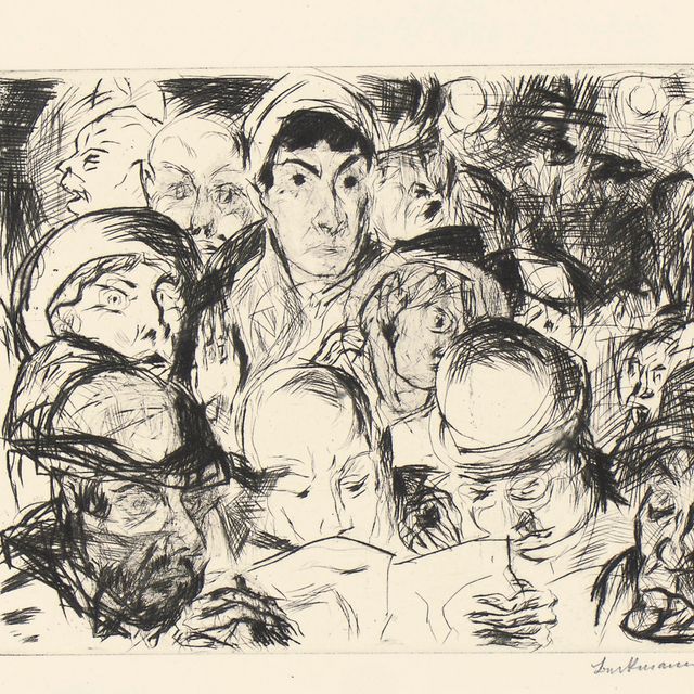 Max Beckmann — Объявление войны (H. 78 II.B.b.)