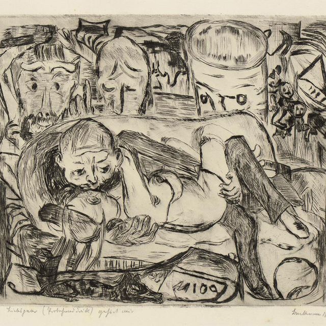 Max Beckmann — Любовники II (H. 126 II.A.)