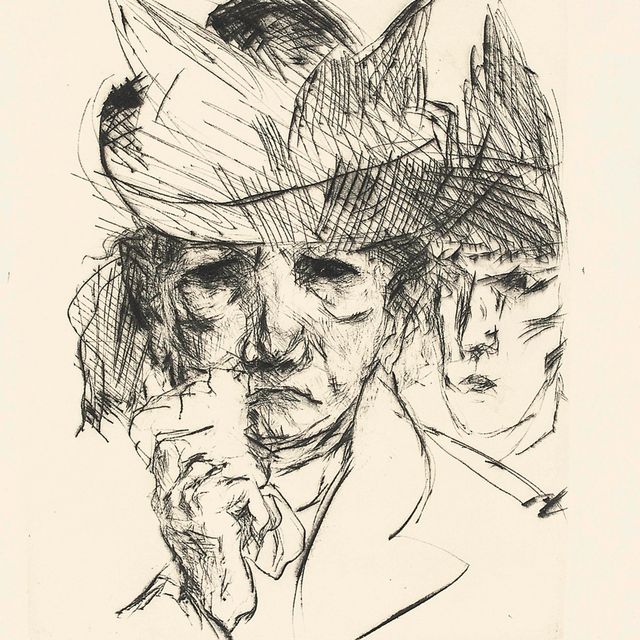 Max Beckmann — Плачущая женщина (H. 72 III.a.)