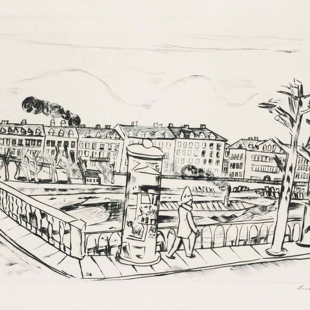Max Beckmann — Шене Ауссихт (Зимнее общество)