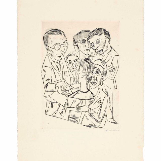 Max Beckmann — Цайхнер в Государственном обществе