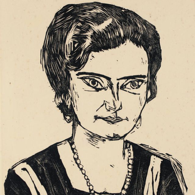 Max Beckmann — Портрет "фрау Х.М." (Наиля) (H. 282 IV b)