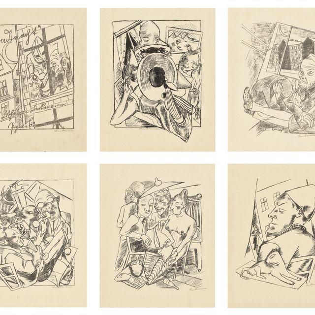 Max Beckmann — Лили фон Браунберенс: Городская ночь (Stadtnacht)