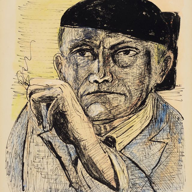 Max Beckmann — Автопортрет из фильма "День и мечта"