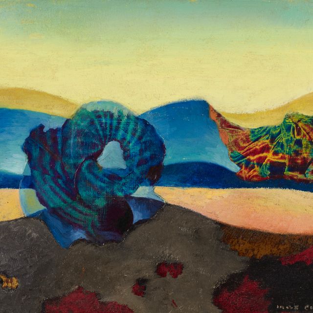 Max Ernst — Пейзаж с двойным портретом