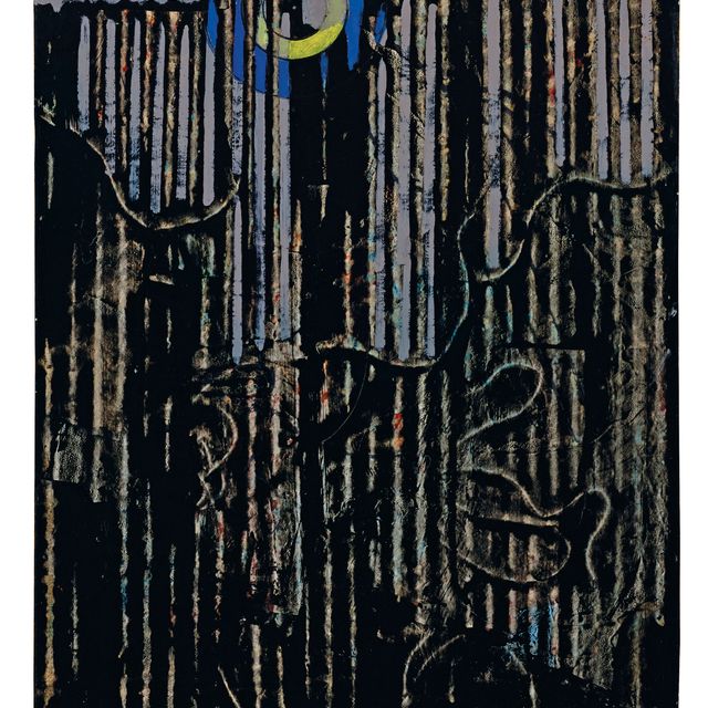 Max Ernst — Лес и голубая луна