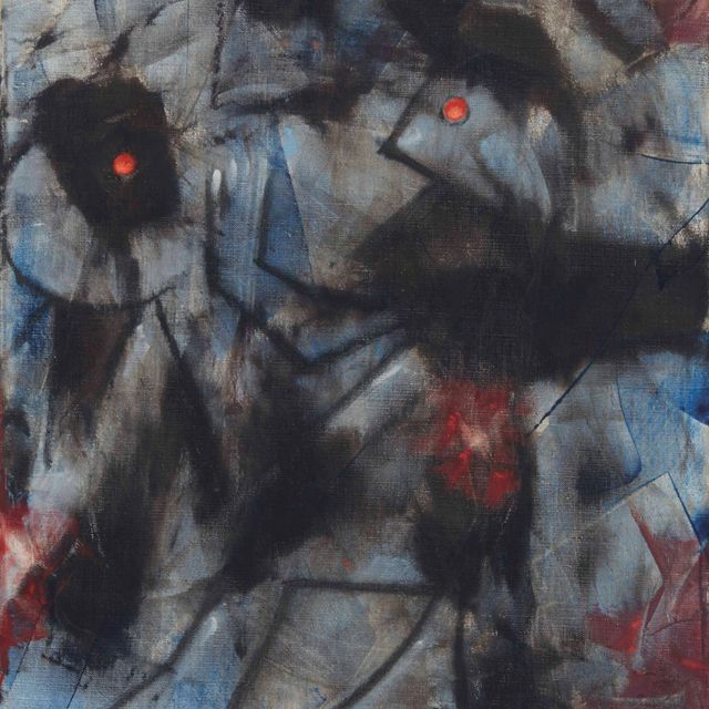 Max Ernst — Композиция из двух частей