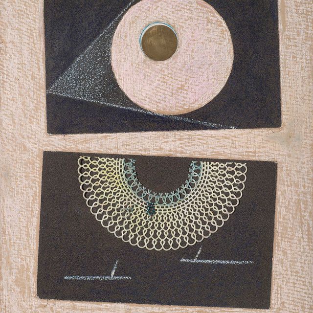 Max Ernst — Завеса на потолке между террасами, оставляющая вмятину VI