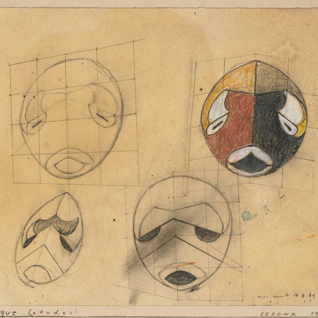 Max Ernst — Внимание: маскарадный костюм в маскарадном костюме (или маскарадный костюм) от автора