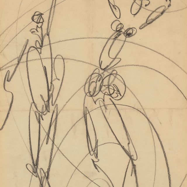 Max Ernst — Этюд для "Танцоров под звездным небом"