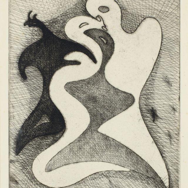 Max Ernst — Опасные корреспонденции из портфолио Brunidor, №1 (Spies & Leppien 25)
