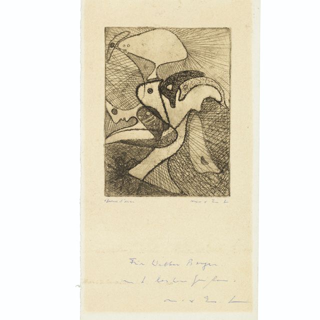 Max Ernst — Без названия, из коллекции зоологического сада