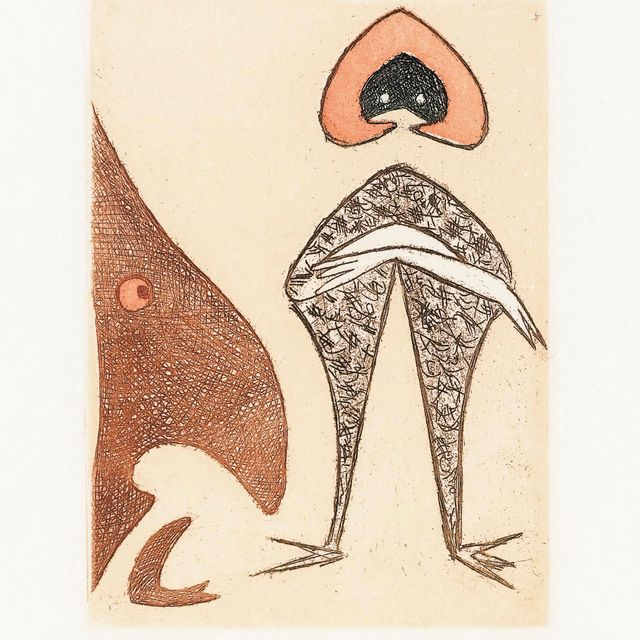 Max Ernst — Без названия (Шпионы и Леппиен, 31)