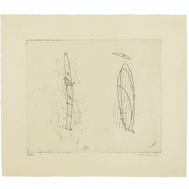 Max Ernst — Без названия, из "Поэмы о 100 женщинах наедине"
