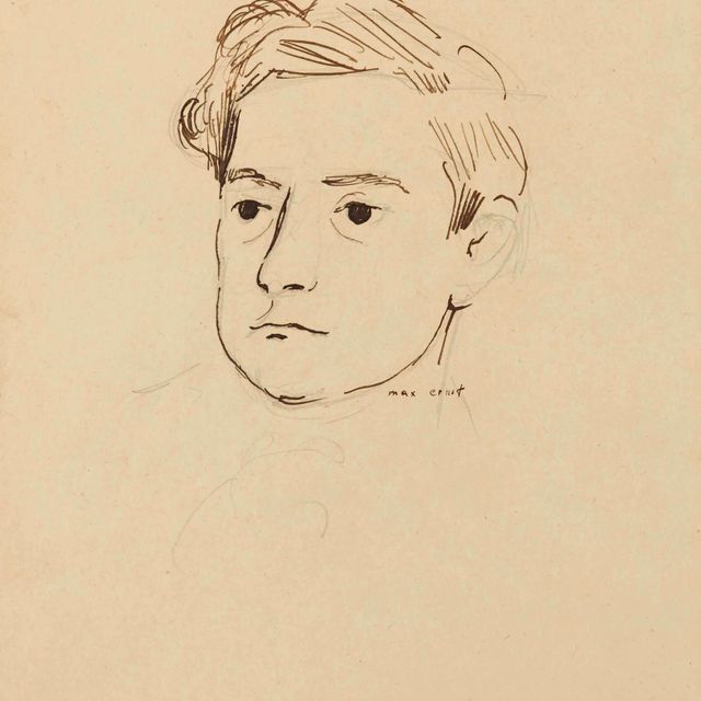 Max Ernst — Портрет Жоржа Гюгне