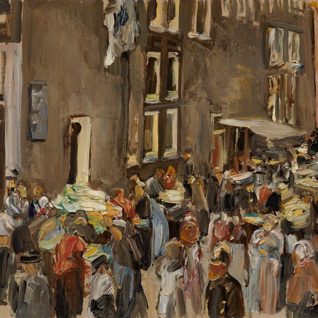 Max Liebermann — Улица Юденгассе в Амстердаме, улица Уиленбургерштег-Эке-Йоденбреестраат