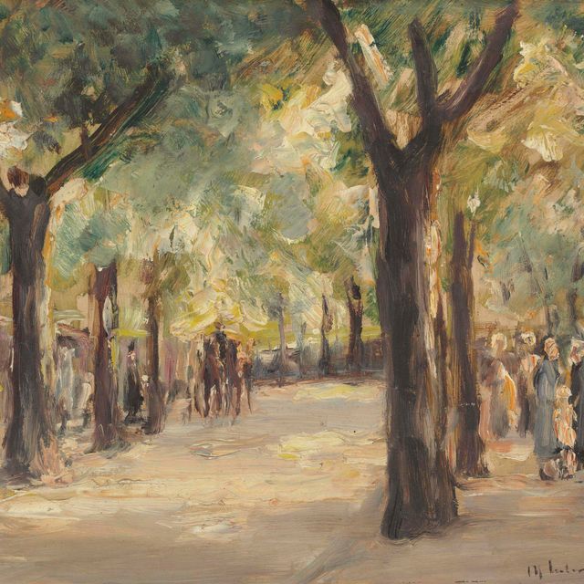Max Liebermann — Большая Зеештрассе, Ванзее-мит-Спазергенгерн