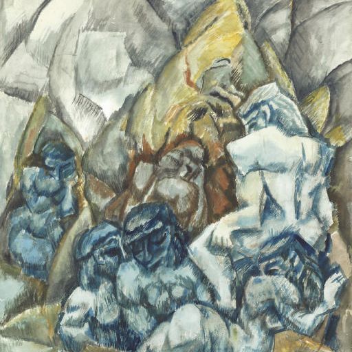 Max Weber — Фигуры в пейзаже
