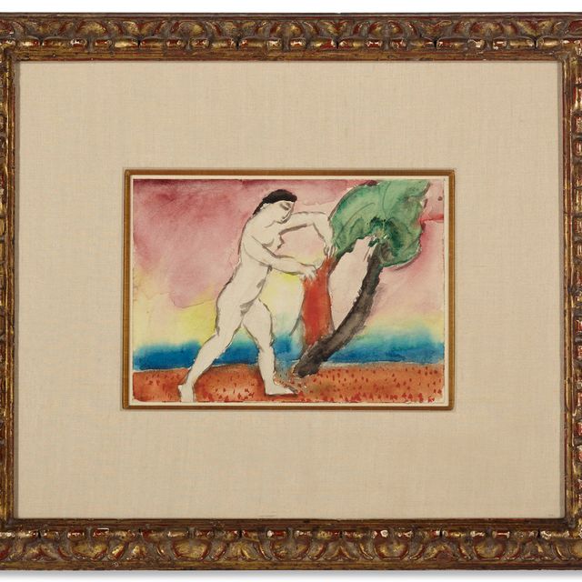 Max Weber — Фигура с драпировкой