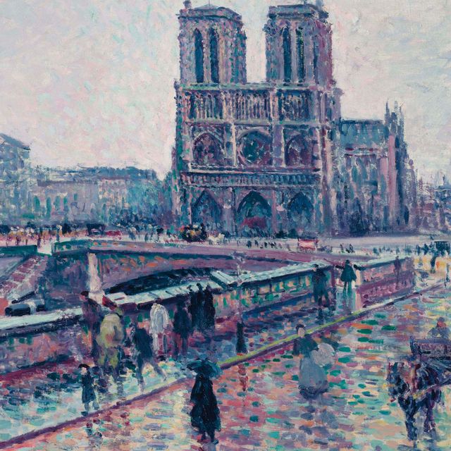 Maximilien Luce — Берега Сены рядом с Нотр-Дам-су-ла-Плю