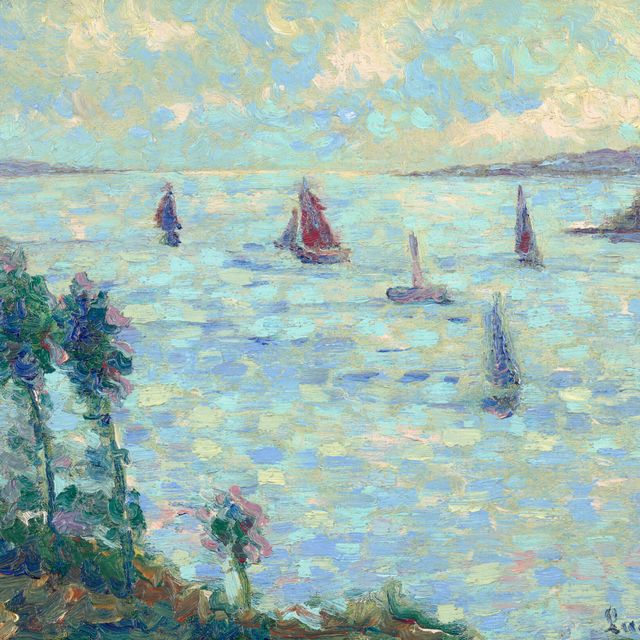 Maximilien Luce — Вуали большого размера в Кермустере