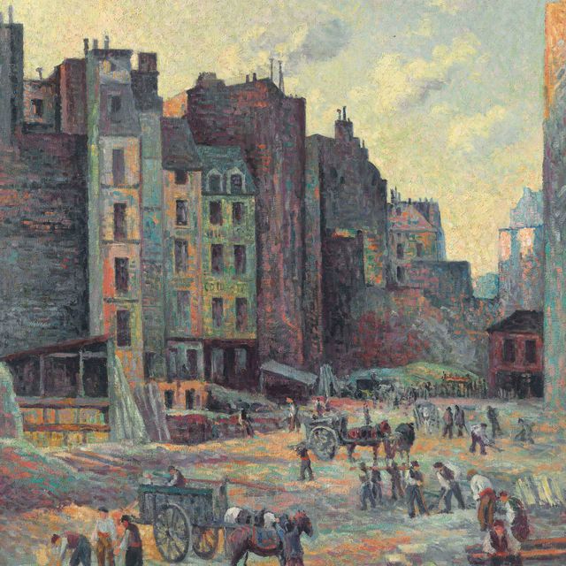 Maximilien Luce — Париж, демонстрации