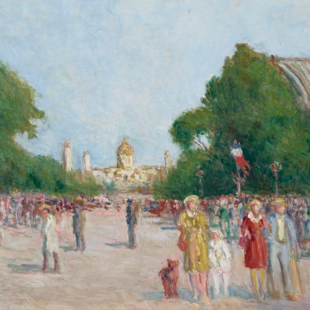 Maximilien Luce — Улица Уинстона Черчилля, Париж
