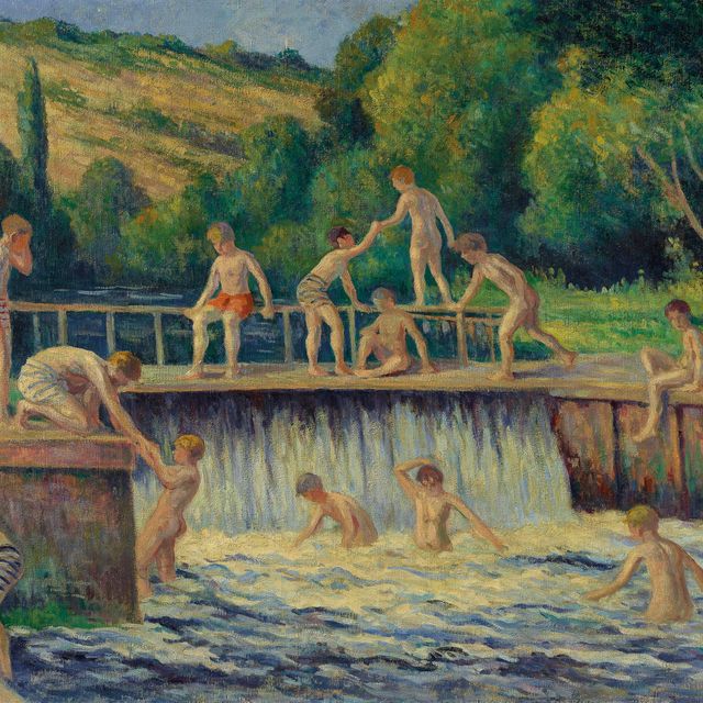 Maximilien Luce — Баньяд в Бесси-сюр-Кюре